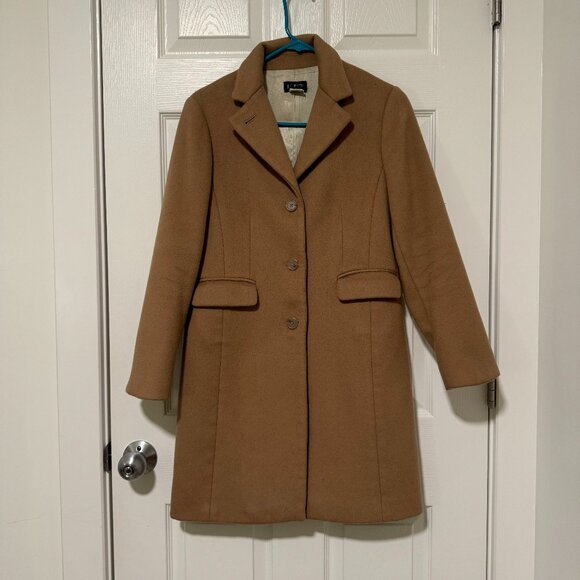 J. Crew Camel Wool & Cashmere Coat - Picture 1 of 6